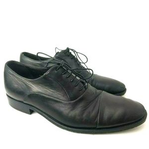 Bruno Magli Men Sz 7.5 Maioco Leather Oxford Shoes